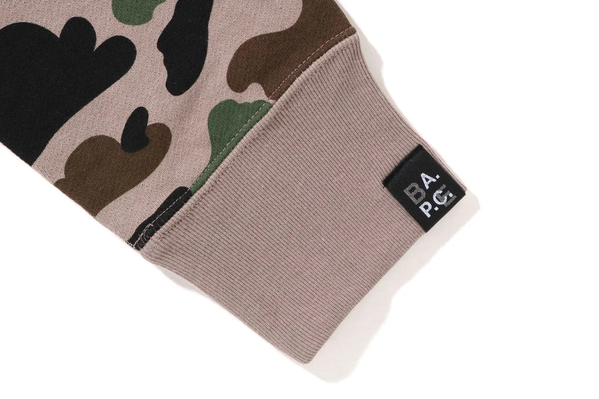 BAPE® X A.P.C. CAMO WIDE PULLOVER HOODIE