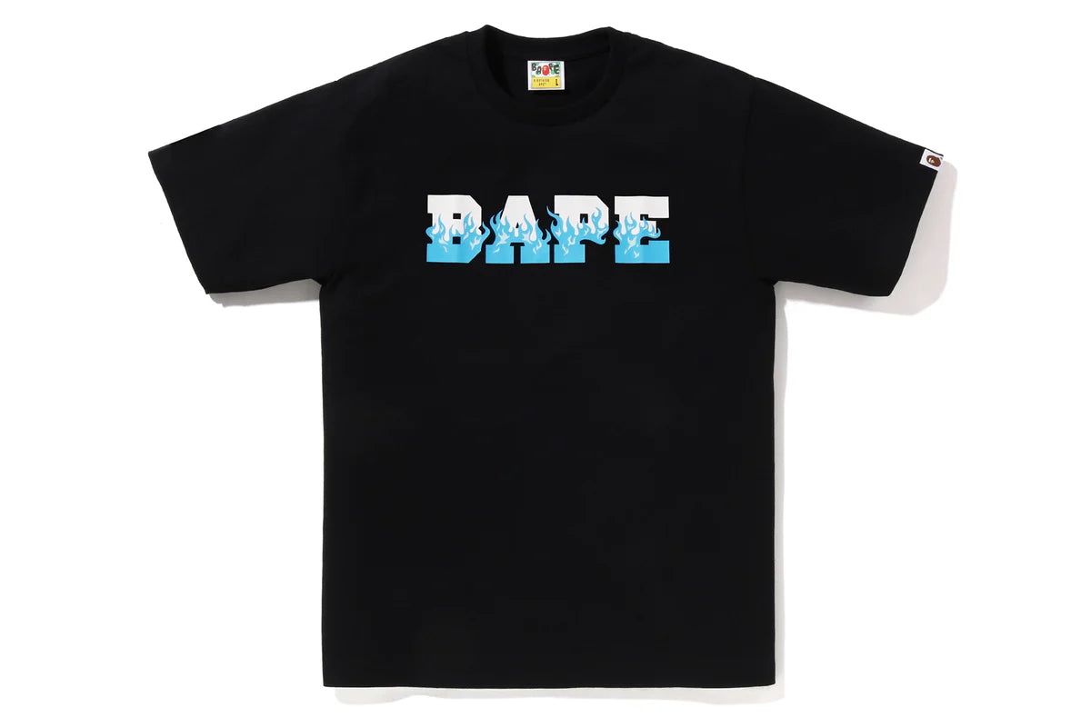 FLAME BAPE LOGO TEE