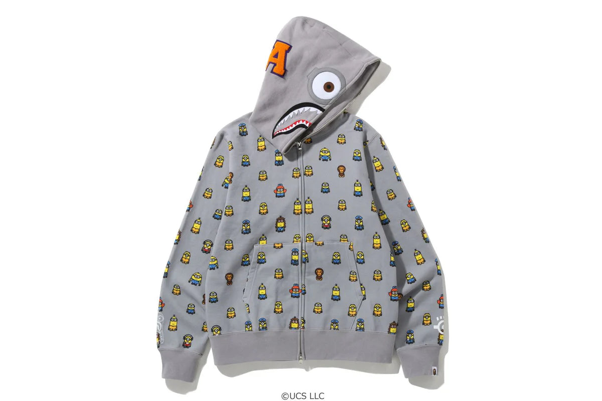 BAPE® X MINIONS SHARK FULL ZIP HOODIE