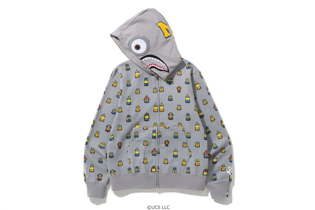 BAPE® X MINIONS SHARK FULL ZIP HOODIE