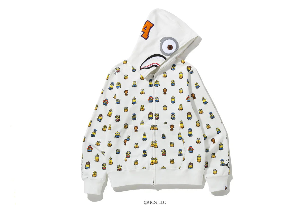 BAPE® X MINIONS SHARK FULL ZIP HOODIE