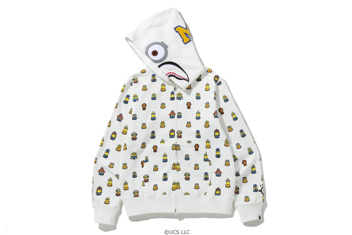 BAPE® X MINIONS SHARK FULL ZIP HOODIE