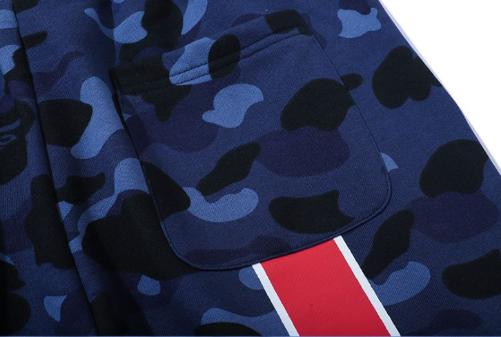 BAPE ART CAMO SWEAT SHORTS MENS