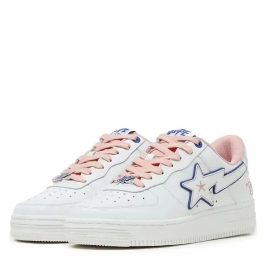 BAPE A BATHING APE Bape Sta BAPY White Pink Women's