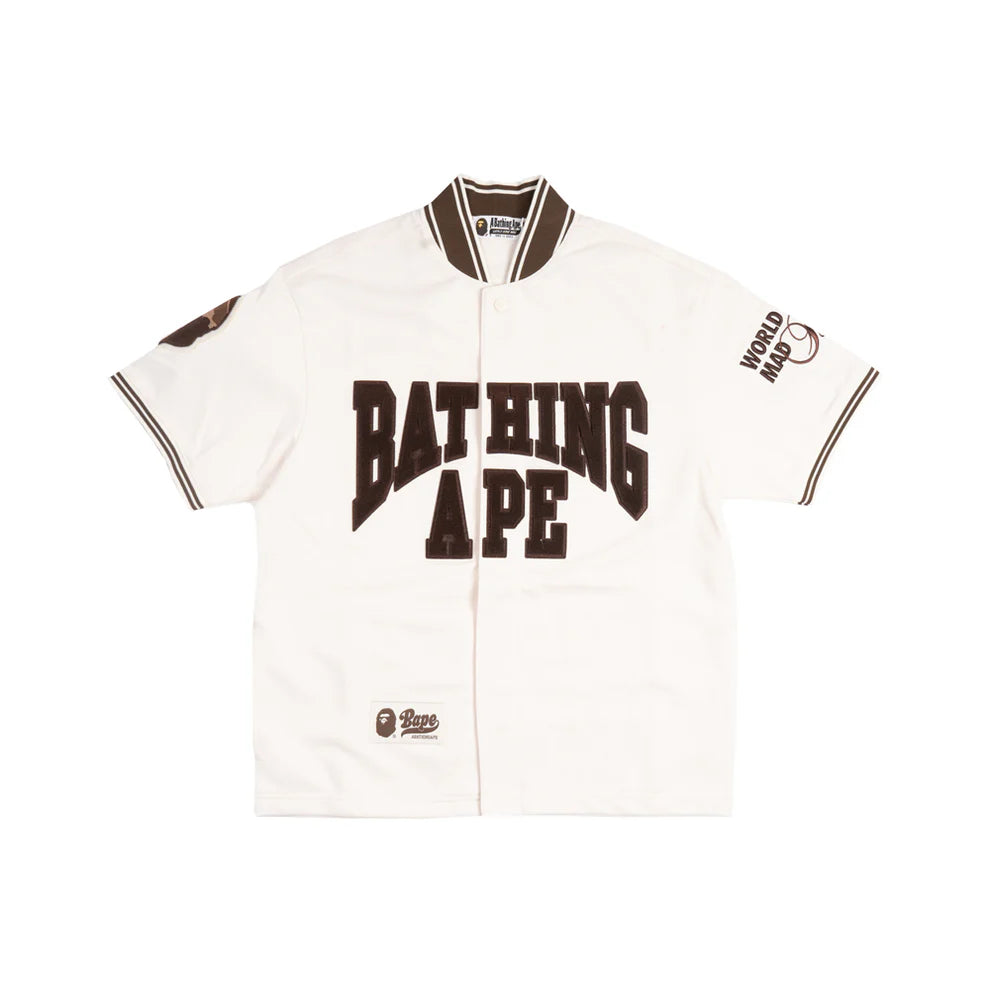 BAPE MENS BASEBALL JERSEY