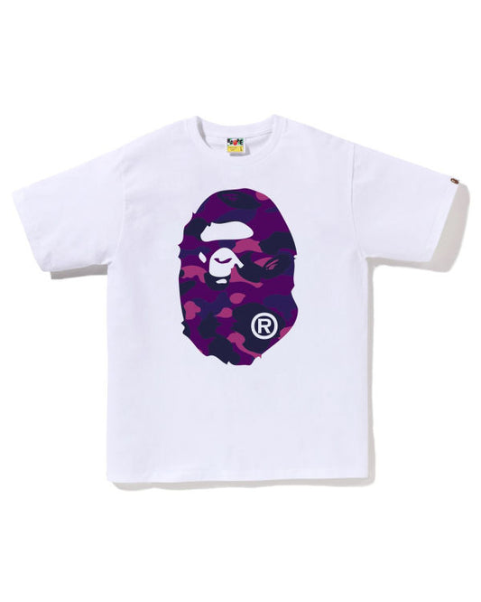 Color Camo Big Ape Head Tee