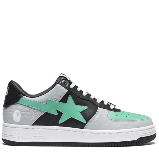 BAPE A BATHING APE Bape Sta Low Grey Green