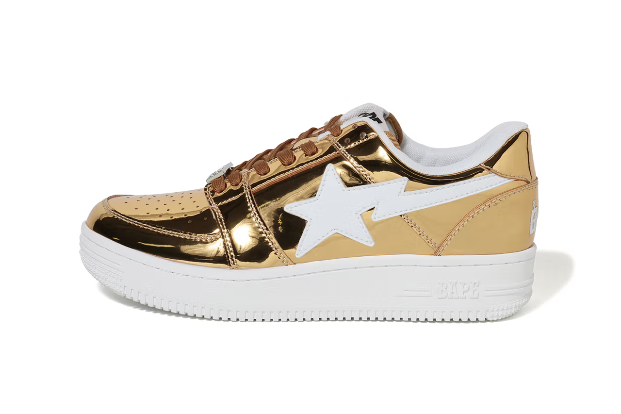 Bapesta Low 'Gold Foil'