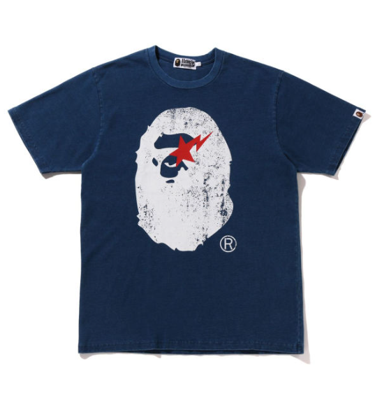 Ape Head Indigo Tee