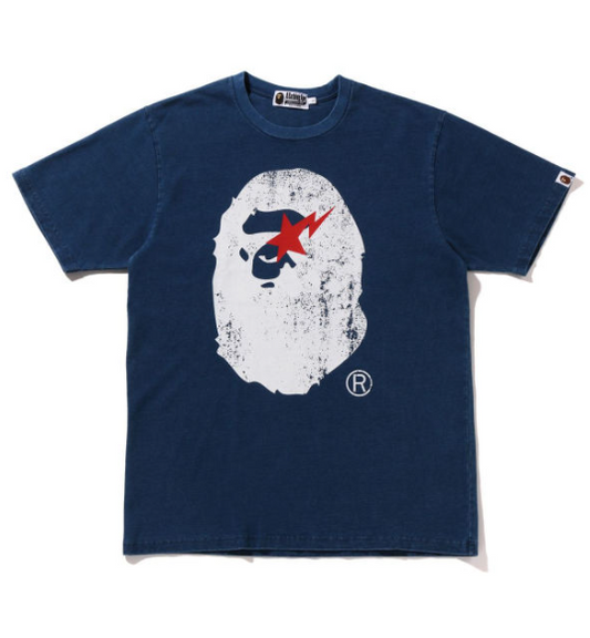 Ape Head Indigo Tee