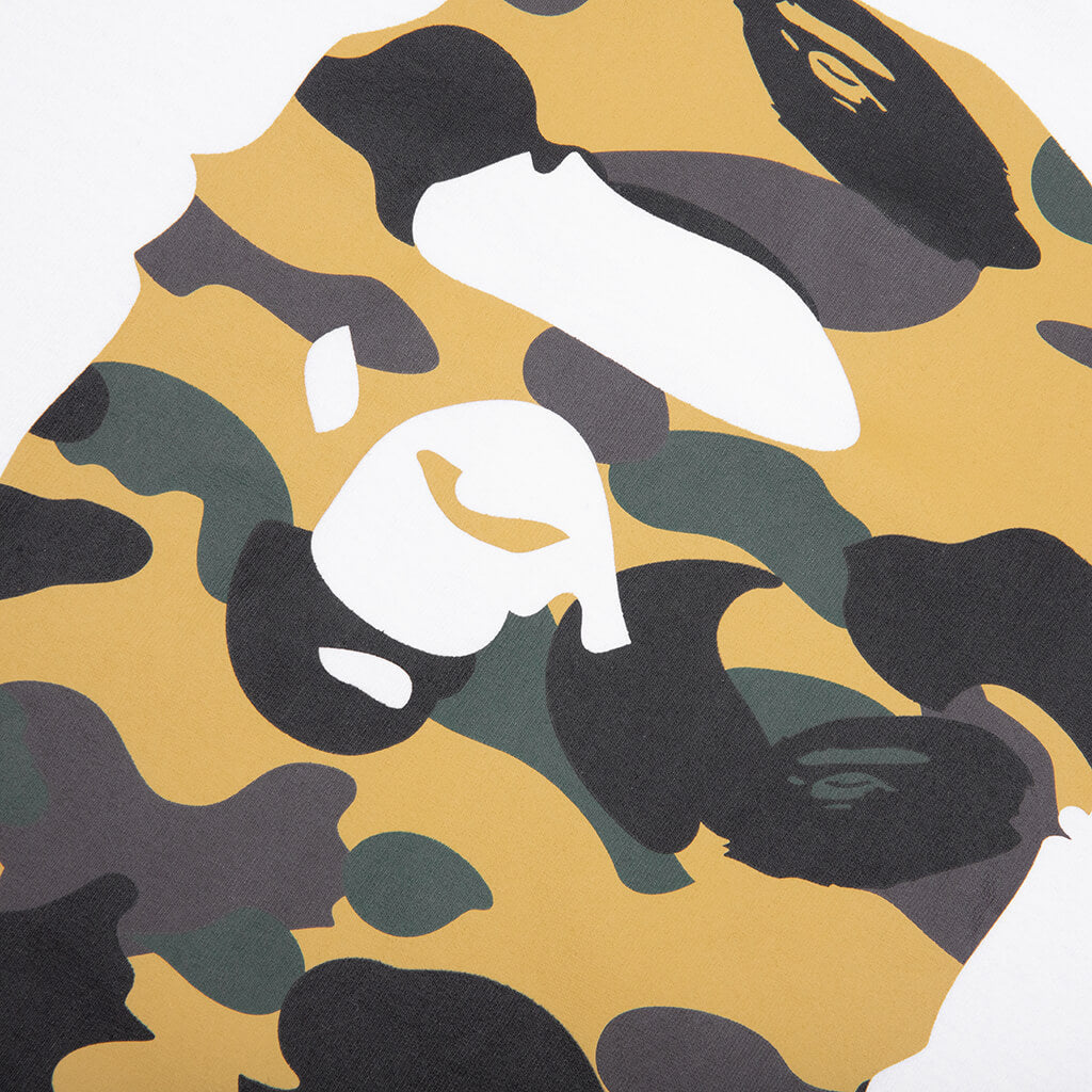 1st Camo by Bathing Ape Tee - White/Yellow