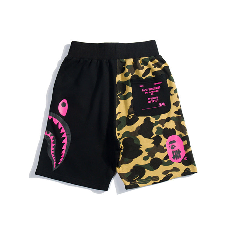 BAPE ART CAMO SWEAT SHORTS MENS