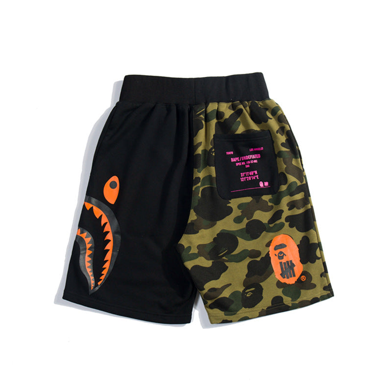 BAPE ART CAMO SWEAT SHORTS MENS