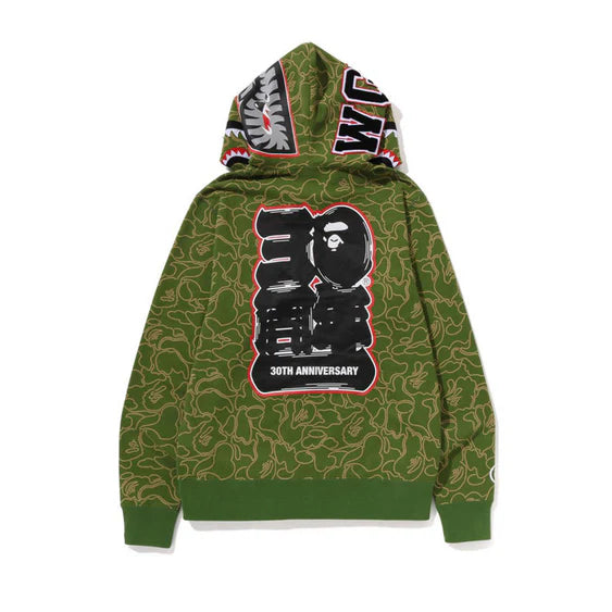 BAPE MENS 30TH ANNIVERSAY ZIP HOODIE