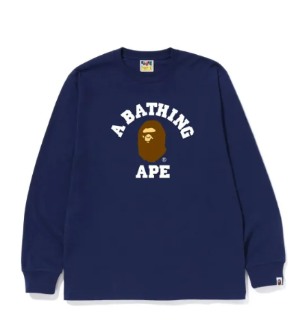 BAPE College L/S Tee FW22