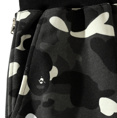 Color Camo Shark Sweat Shorts