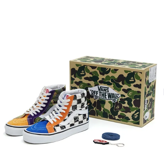 Vans BAPE X Sk8-Hi 36 DX 'Multi Camo'