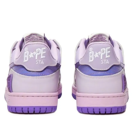 A BATHING APE Bape SK8 Sta Purple