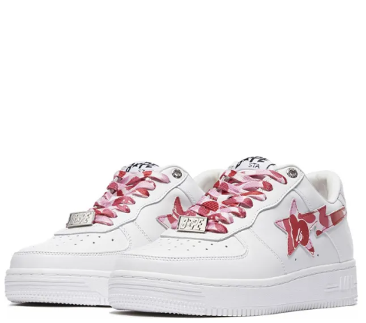 A BATHING APE Bape Sta Low White ABC Camo Pink 2021