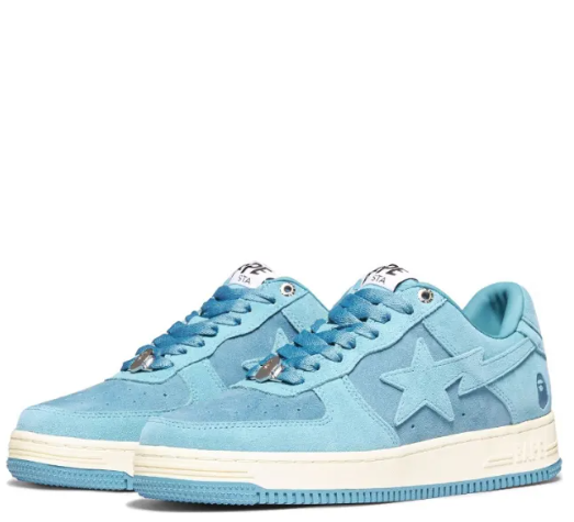 BAPE A BATHING APE Bape Sta Blue Suede