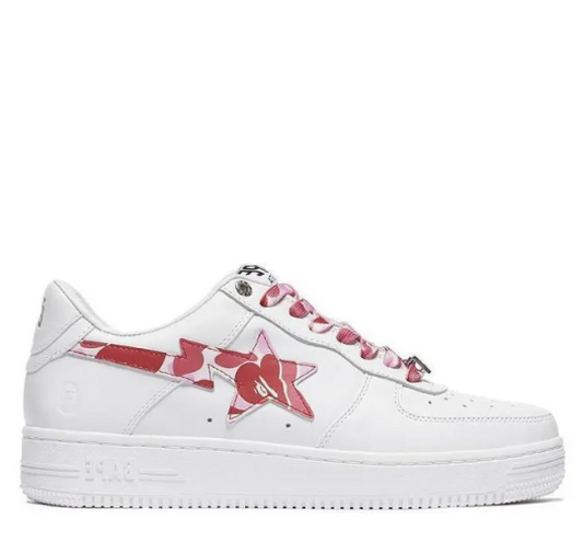 A BATHING APE Bape Sta Low White ABC Camo Pink 2021