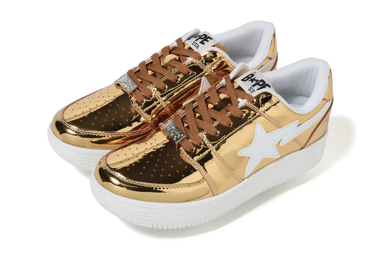 Bapesta Low 'Gold Foil'