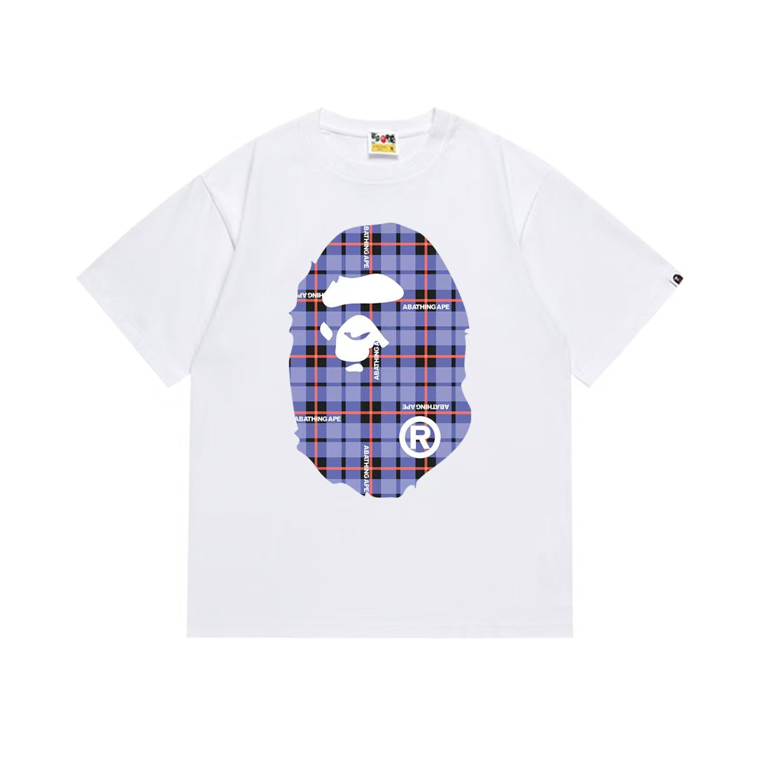 Bape Check College Tee