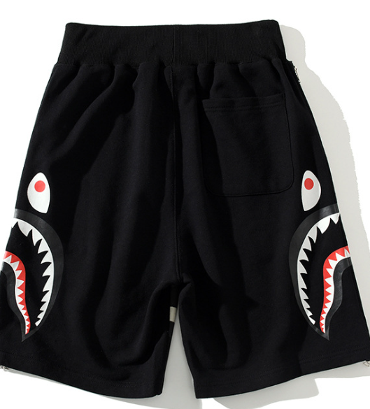 Color Camo Shark Sweat Shorts