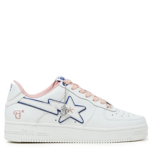 BAPE A BATHING APE Bape Sta BAPY White Pink Women's