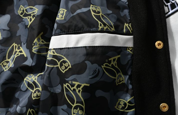 BATHING APE LOGO TRACK JACKET