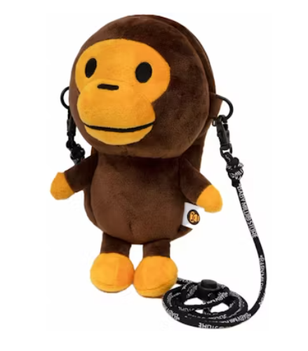 BAPE Baby Milo Mobile Bag Brown