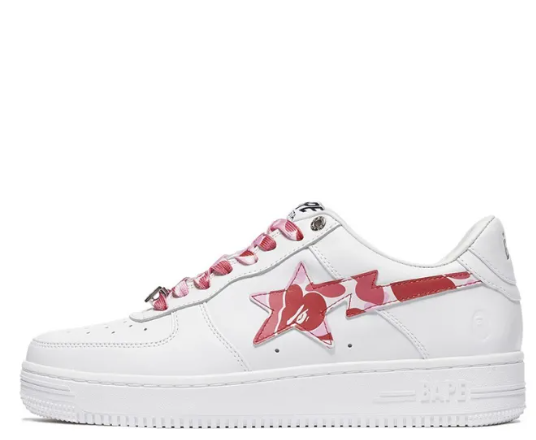 A BATHING APE Bape Sta Low White ABC Camo Pink 2021