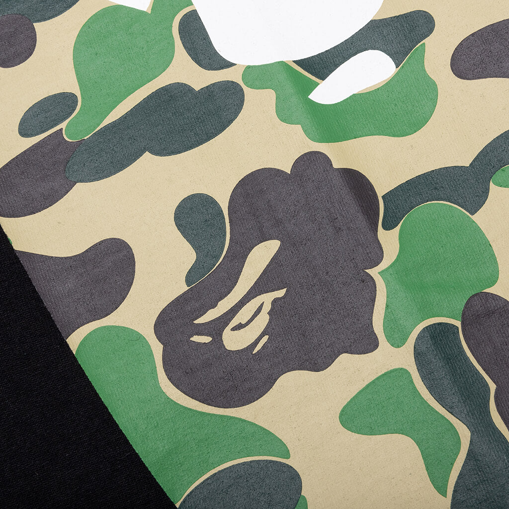 Abc Camo Side Big Ape Head Tee - Black/Green