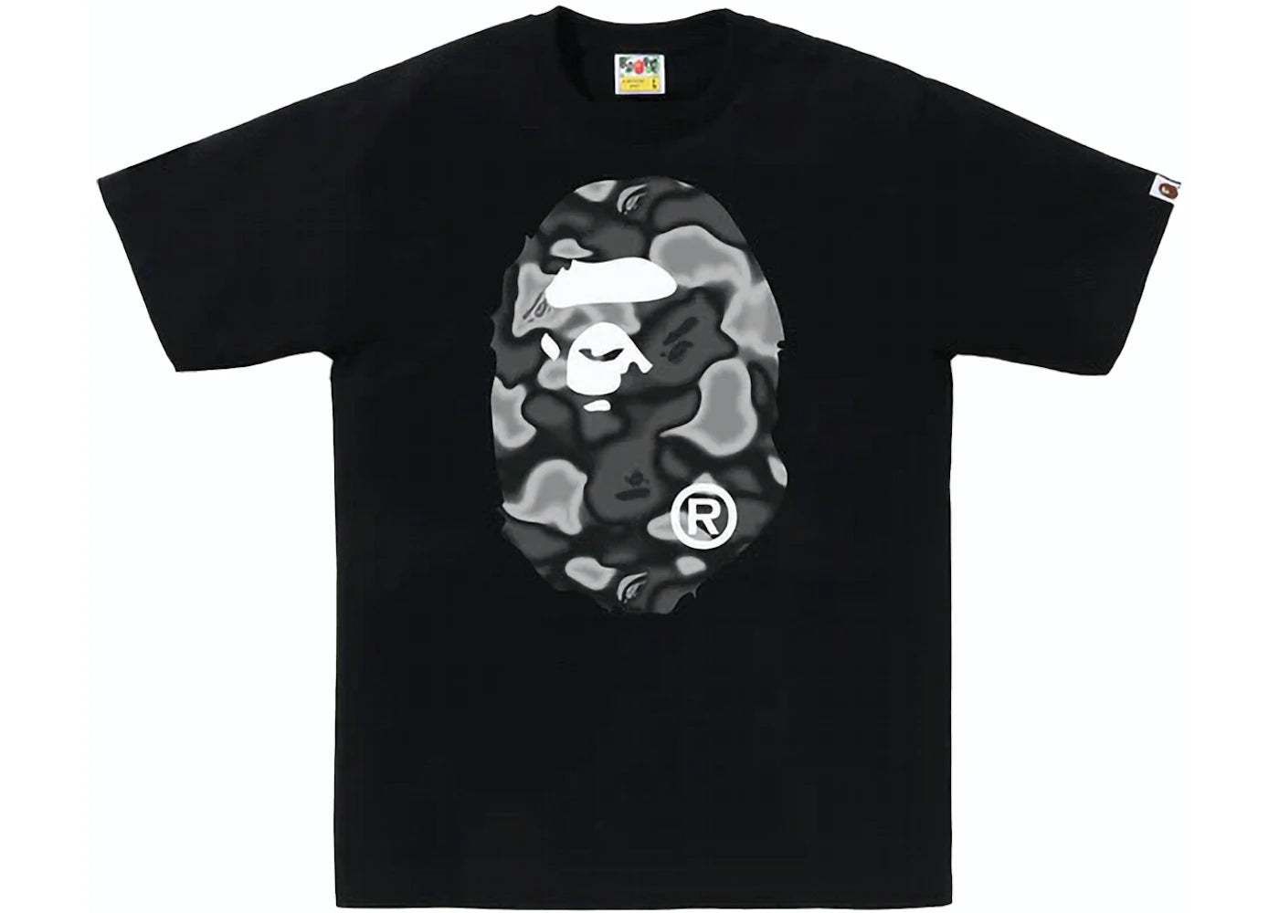 BAPE Liquid Camo Big Ape Head Tee