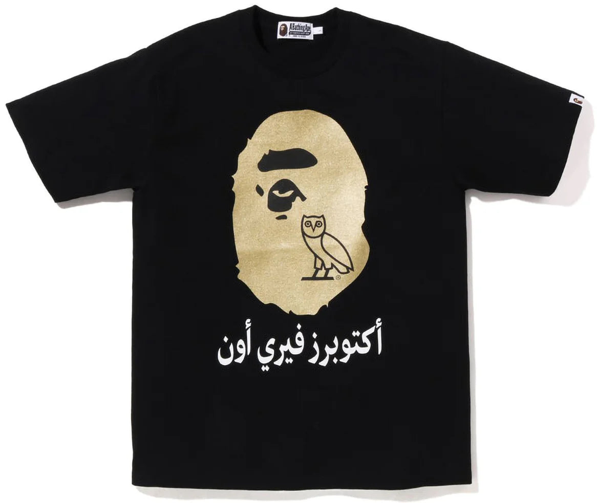 BAPE x OVO Ape Head Tee