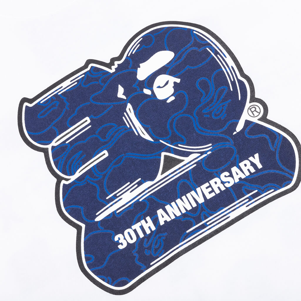 Bape 30th Anniversary Tee #2 - White/Navy