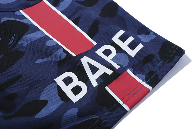 BAPE ART CAMO SWEAT SHORTS MENS