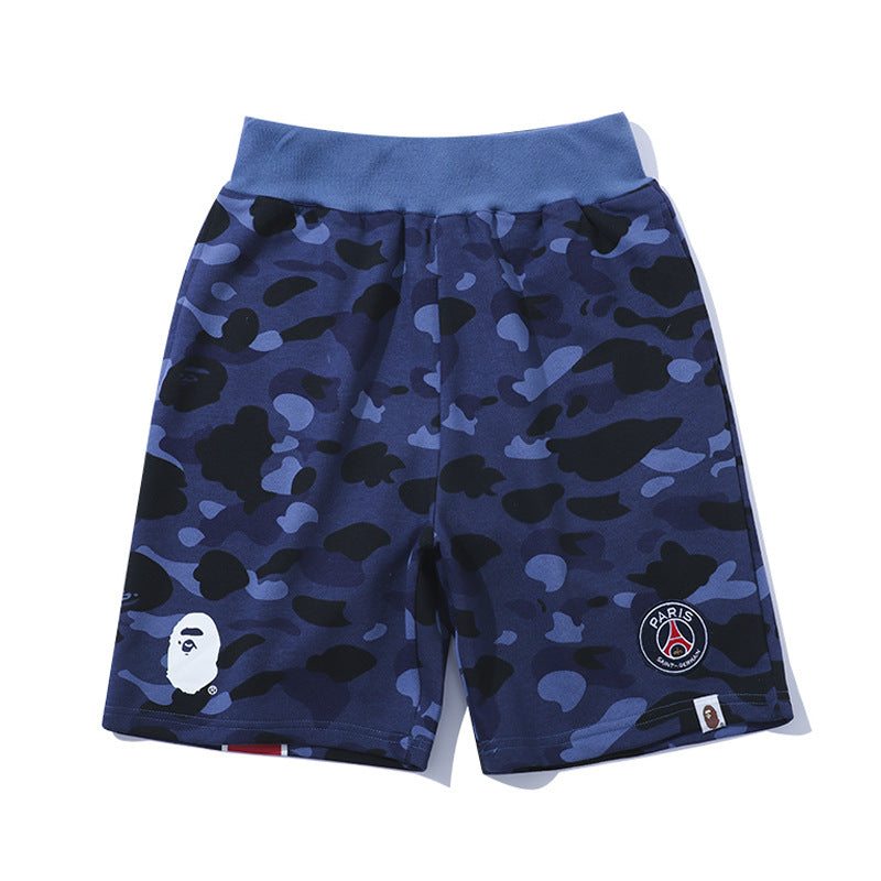 BAPE ART CAMO SWEAT SHORTS MENS