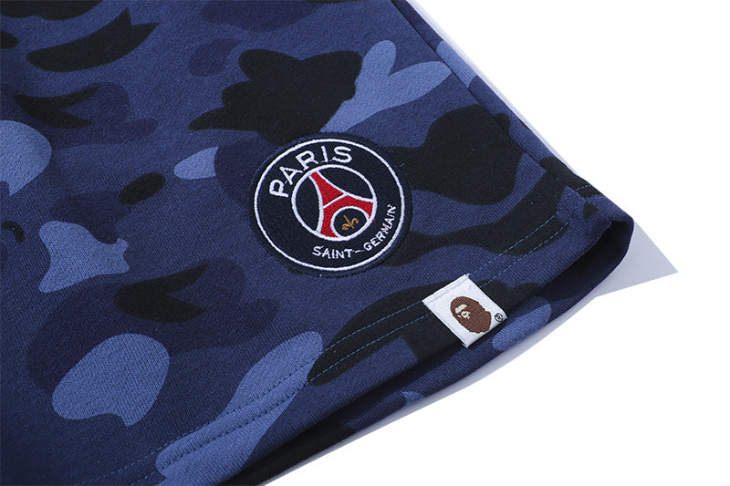 BAPE ART CAMO SWEAT SHORTS MENS