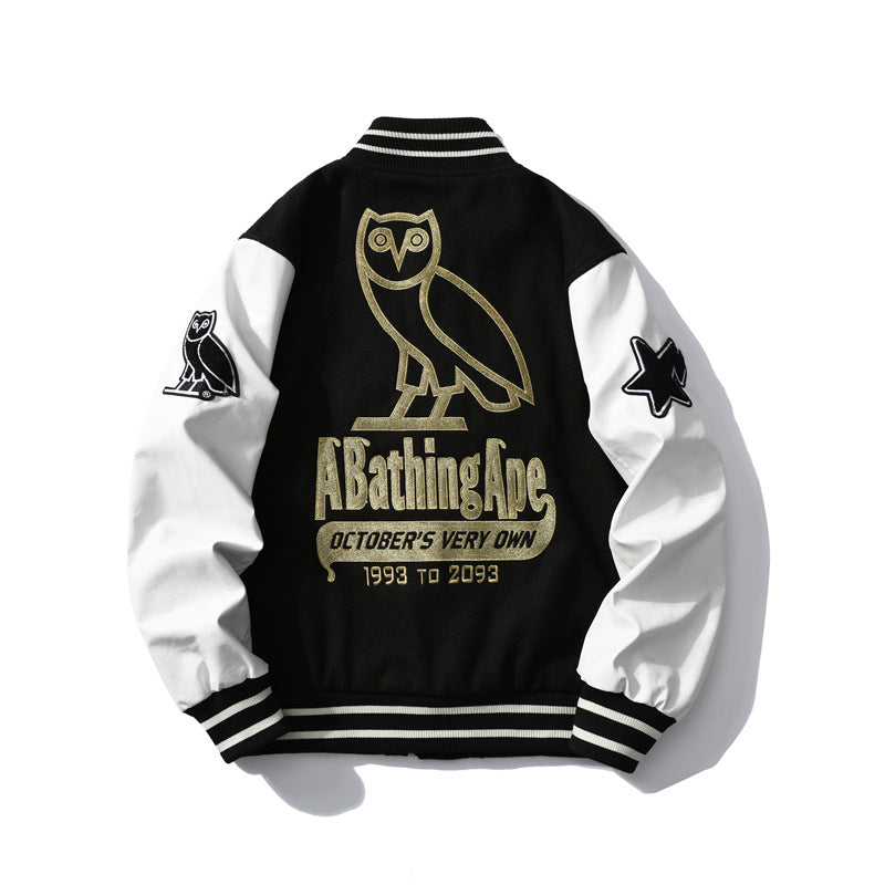 BATHING APE LOGO TRACK JACKET