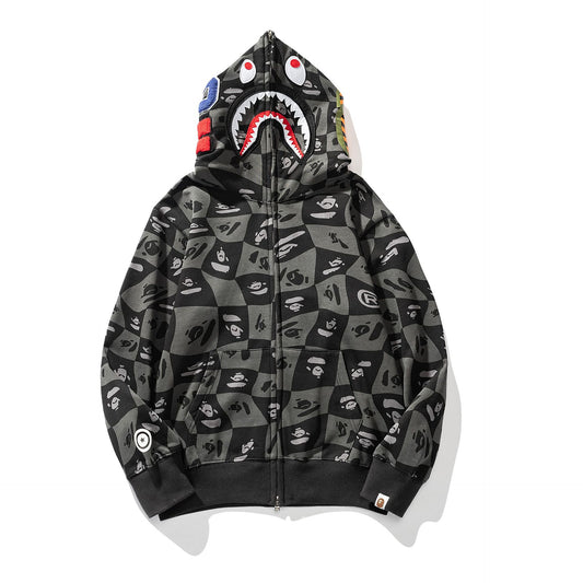 ABC CAMO SHARK PULLOVER HOODIE