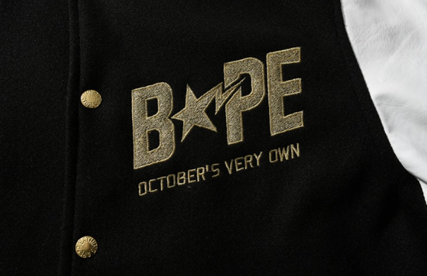 BATHING APE LOGO TRACK JACKET