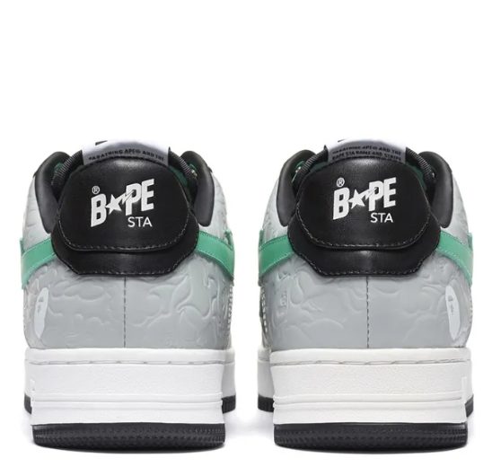 BAPE A BATHING APE Bape Sta Low Grey Green