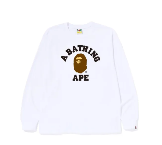 BAPE College L/S Tee FW22